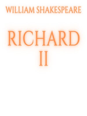 cover image of Richard II